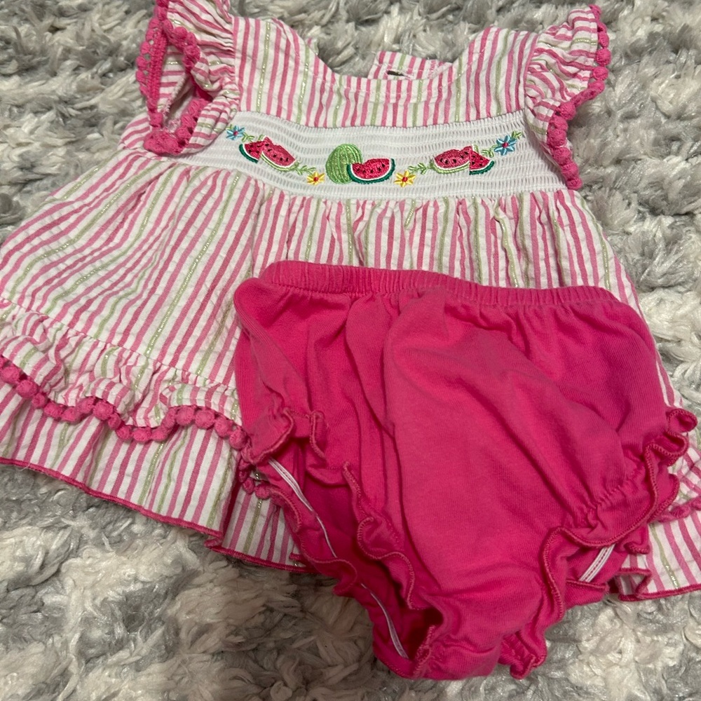 Goodlad Pink sundress with matching briefs - 3 months